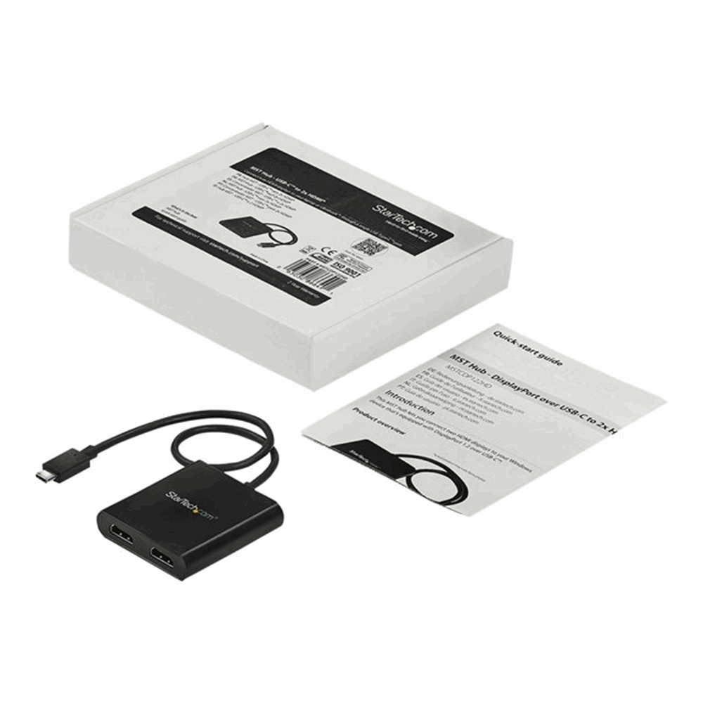 USB-C to HDMI MST Multi-Monitor Splitter