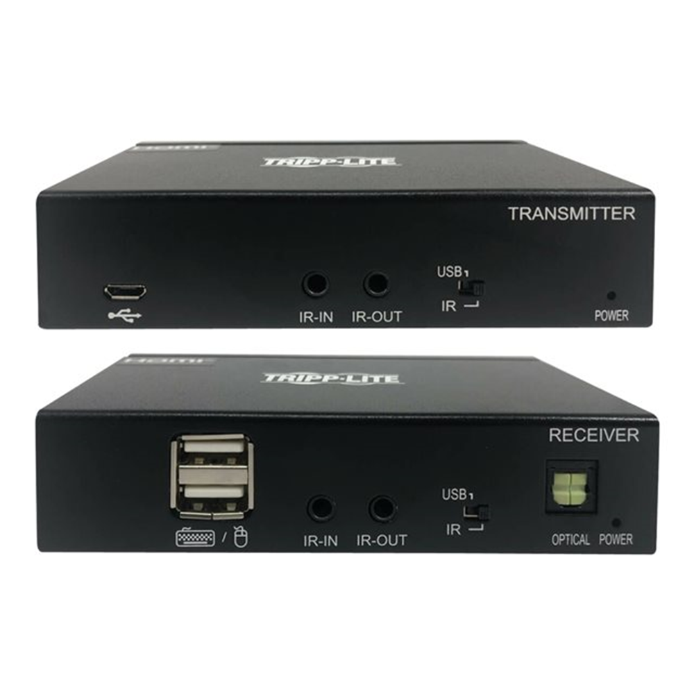 USB-C to HDMI over Cat6 Extender Kit KVM Support 4K 60Hz 4:4:4 USB PoC HDCP 2.2up to 230 ft. TAA