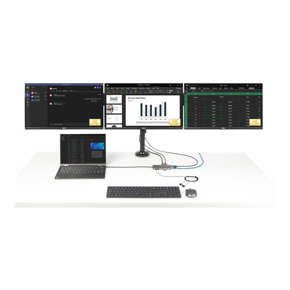 USB-C Triple-Monitor Multiport Adapter