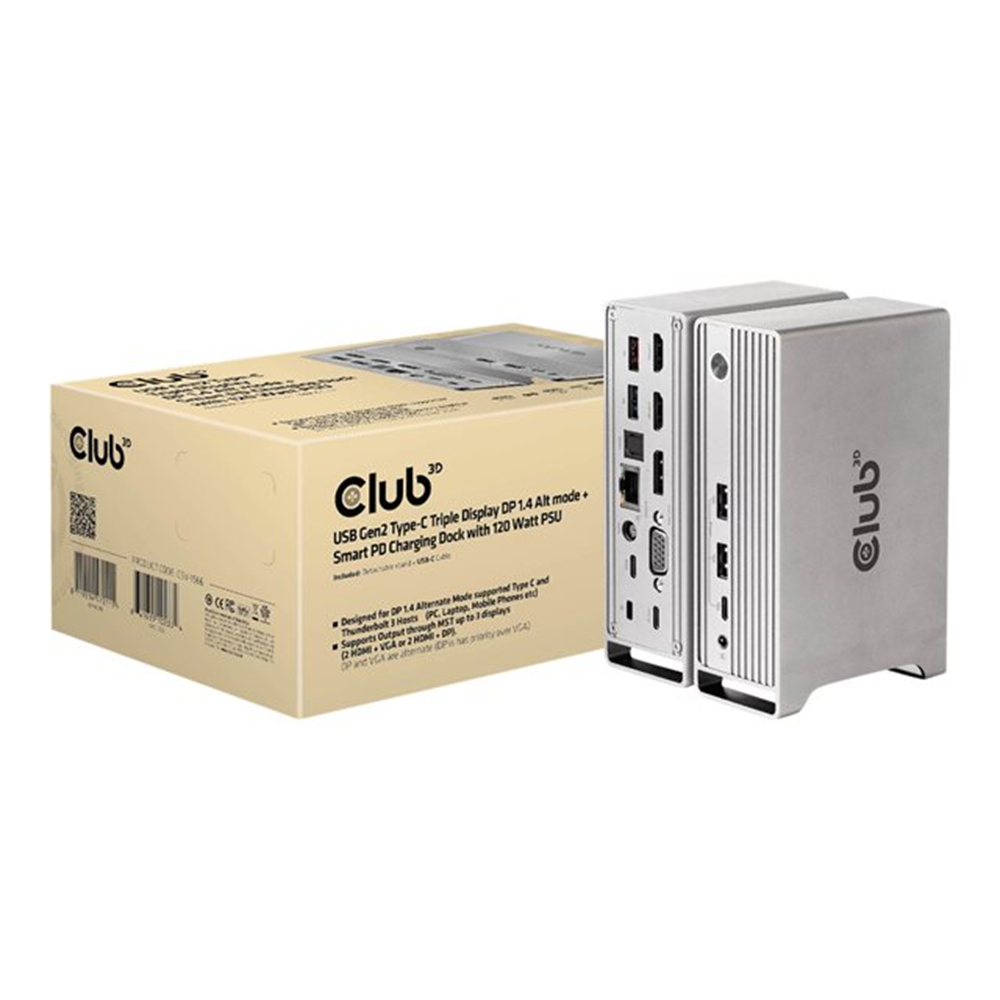 USB TYPE C GEN 2 TRIPLE DISPLAY DP ALT MODE WITH SMART PD CHARGING DOCK WITH 120WATTS PS USB TYPE C GEN 2 TRIPLE DISPLAY DP ALT MODE WITH SMART PD CHARGING DOCK WITH 120WATTS PS