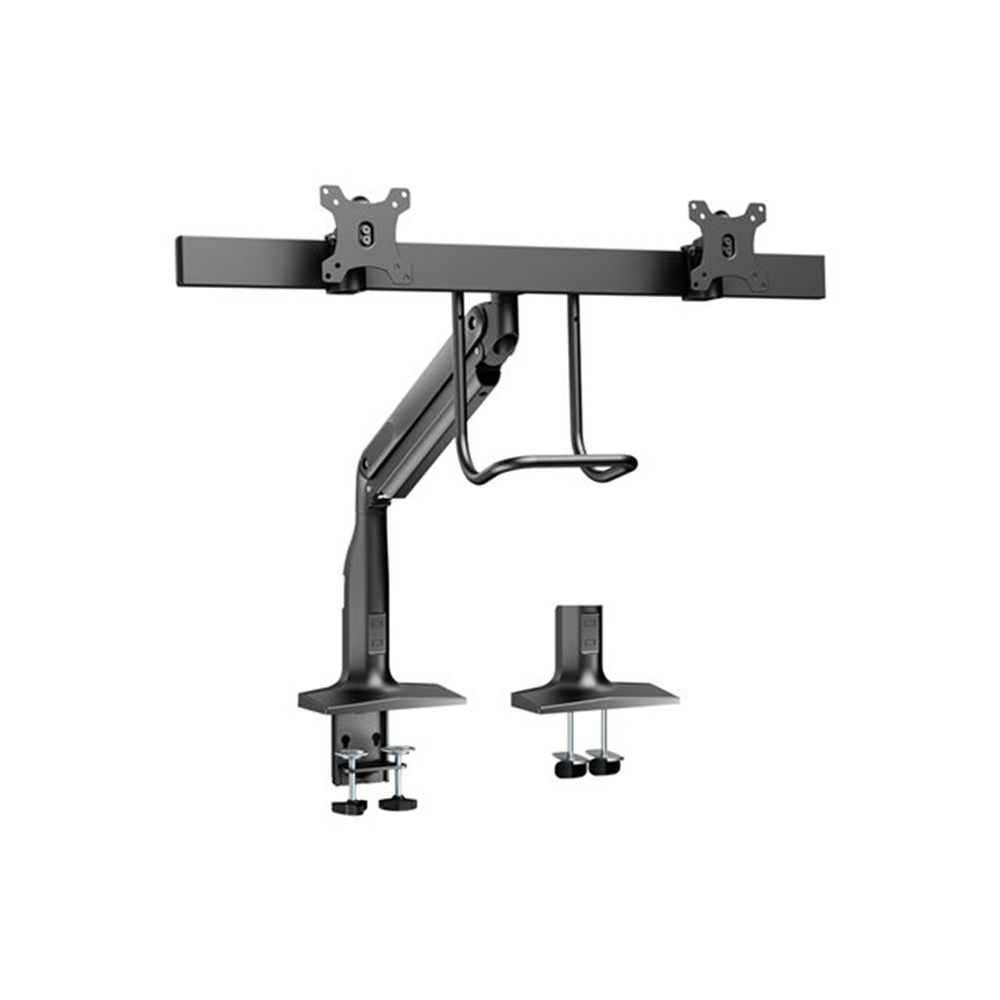 V7 bevestigingskit - voor 2 LCD-schermen - heavy duty, gas spring