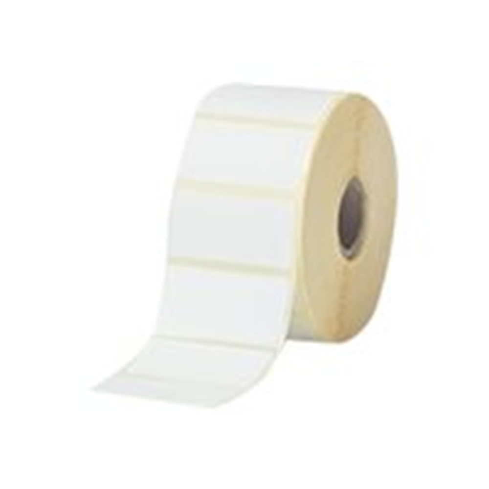 Verpakt per 16 stuks - prijs per stuk voorgestanste labelrol: 51 x 26 mm directthermisch wit 1900 labels/rol