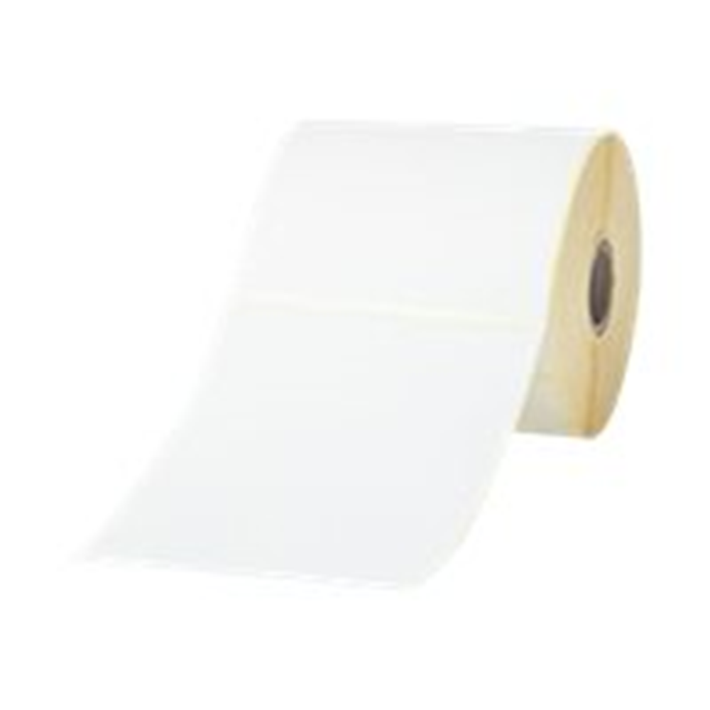Verpakt per 8 stuks - prijs per stuk voorgestanste labelrol: 102 x 152 mm direct thermisch wit 350 labels/rol