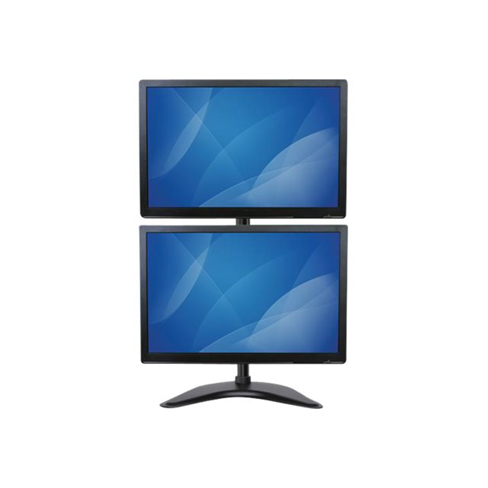 Vertical Dual Monitor Stand - Steel