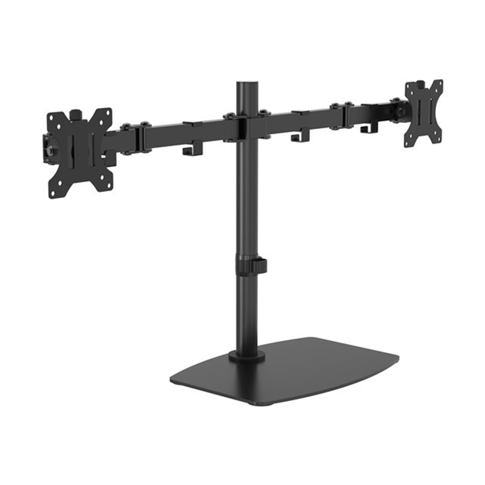 VISION Monitor Desk Stand Black Dual