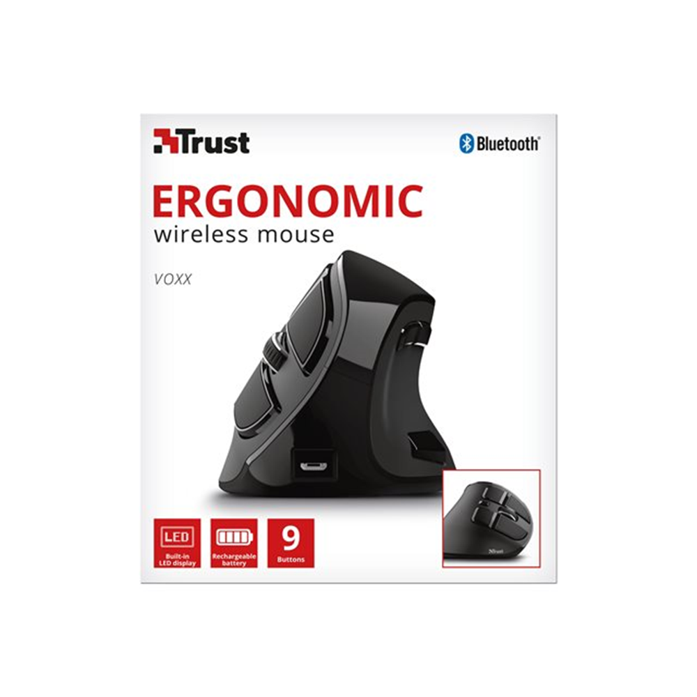 VOXX ERGONOMIC RECHARGEABLE MOUSE