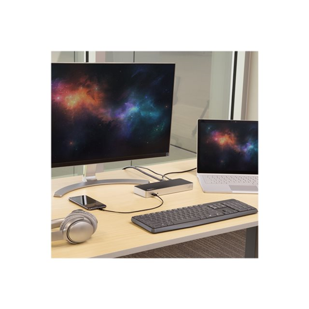 Windows Dual Monitor USB C Dock - 60W PD