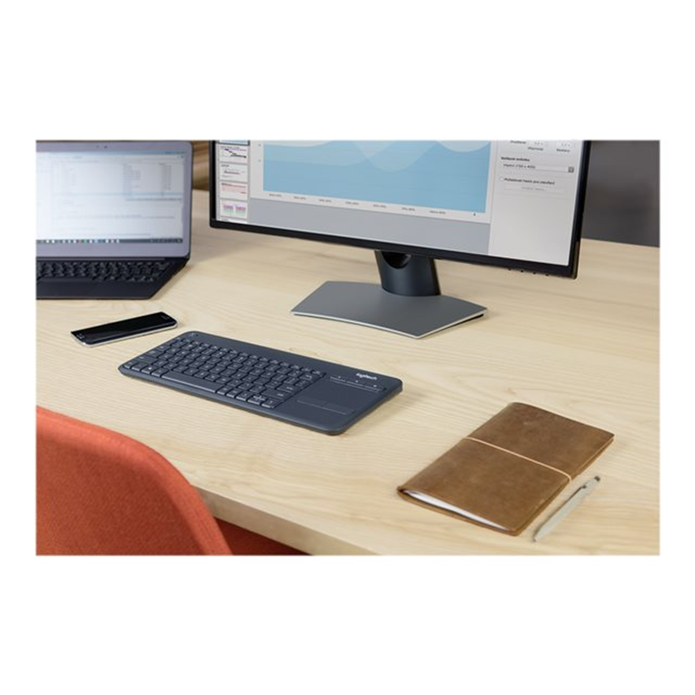 Wireless Touch KBD K400 Plus Black HU