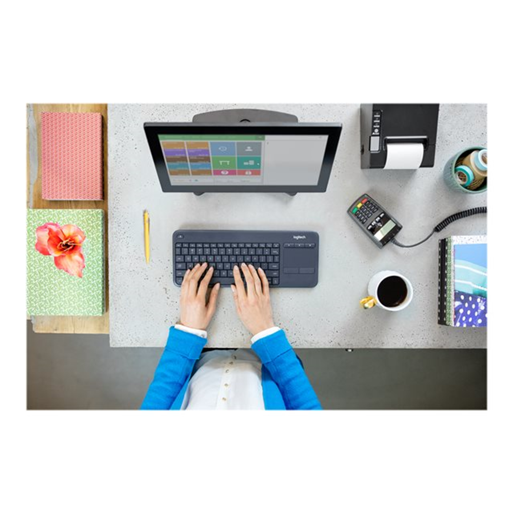 Wireless Touch KBD K400 Plus Black HU