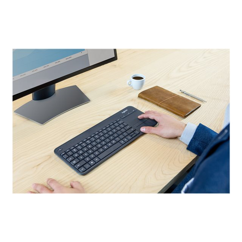 Wireless Touch KBD K400 Plus Black HU