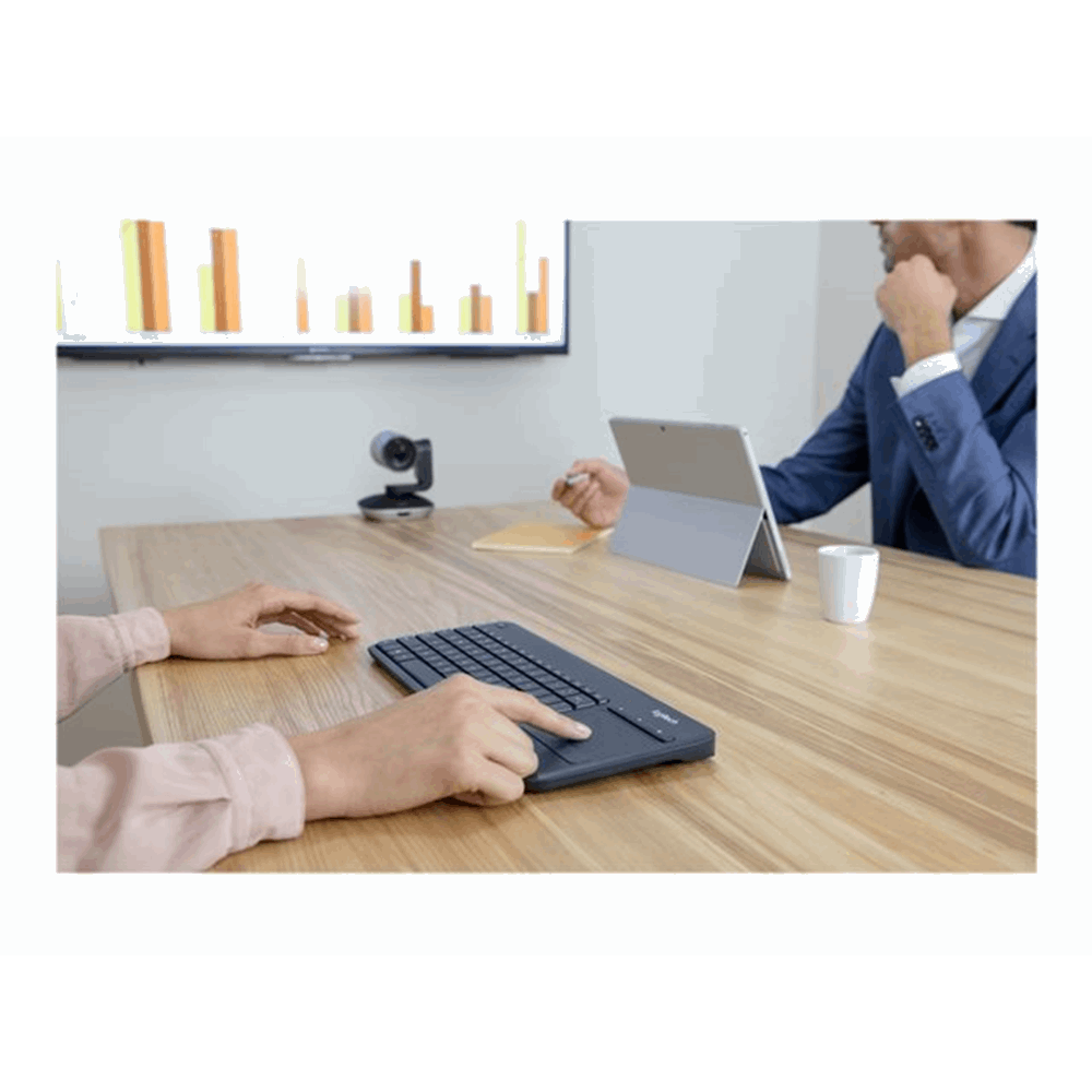 Wireless Touch Keyboard K400 Plus Black