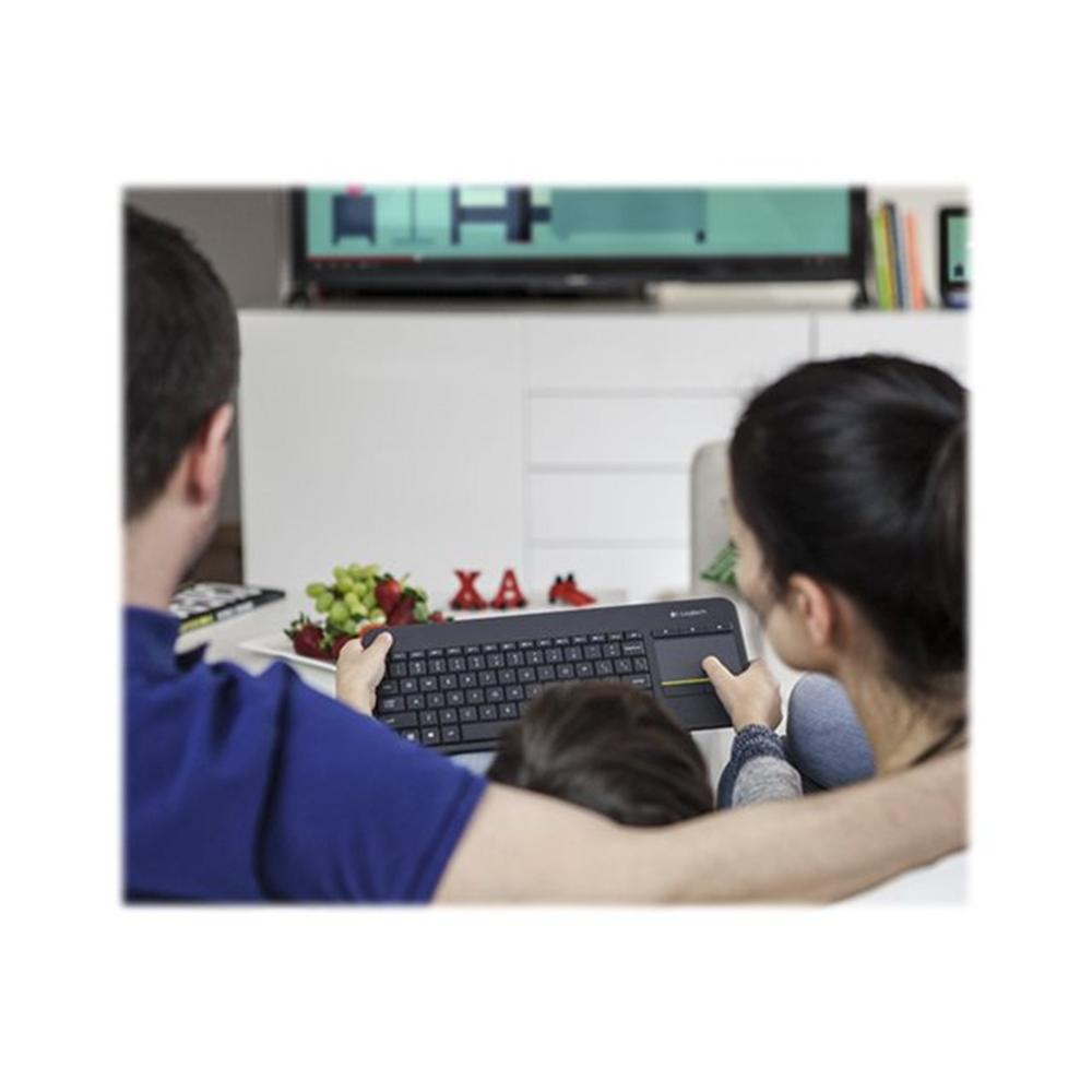Wireless Touch Keyboard K400 Plus - DARK - FRA