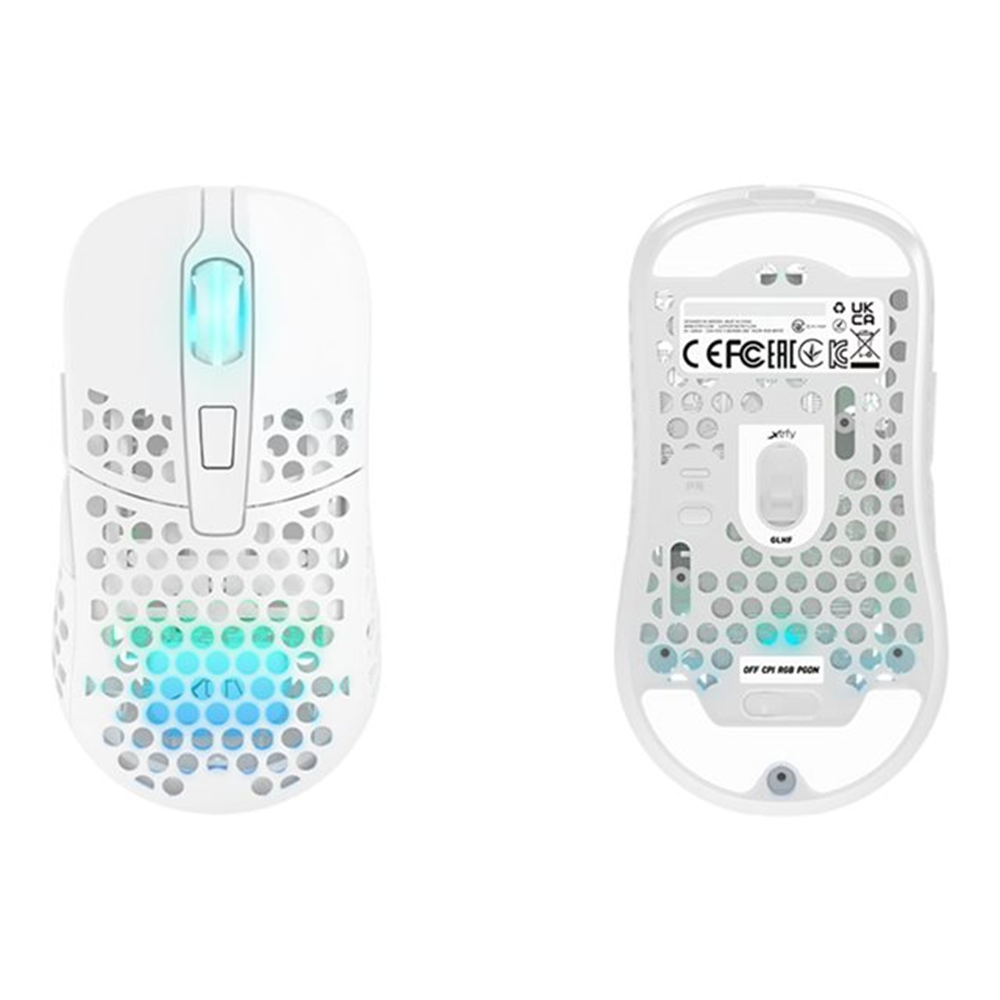 Xtrfy M42 Wireless RGB Mouse white