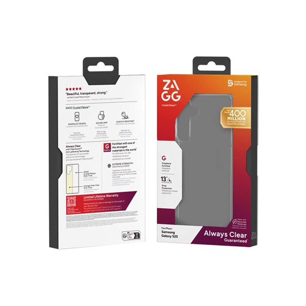 Zagg Crystal Palace - achterzijde behuizing voor mobiele telefoon