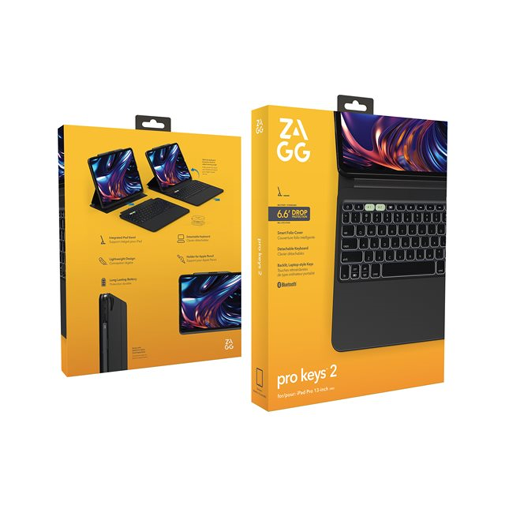 ZAGG KB ProKey 2 iPad Pro 13 M4 Bl Azert