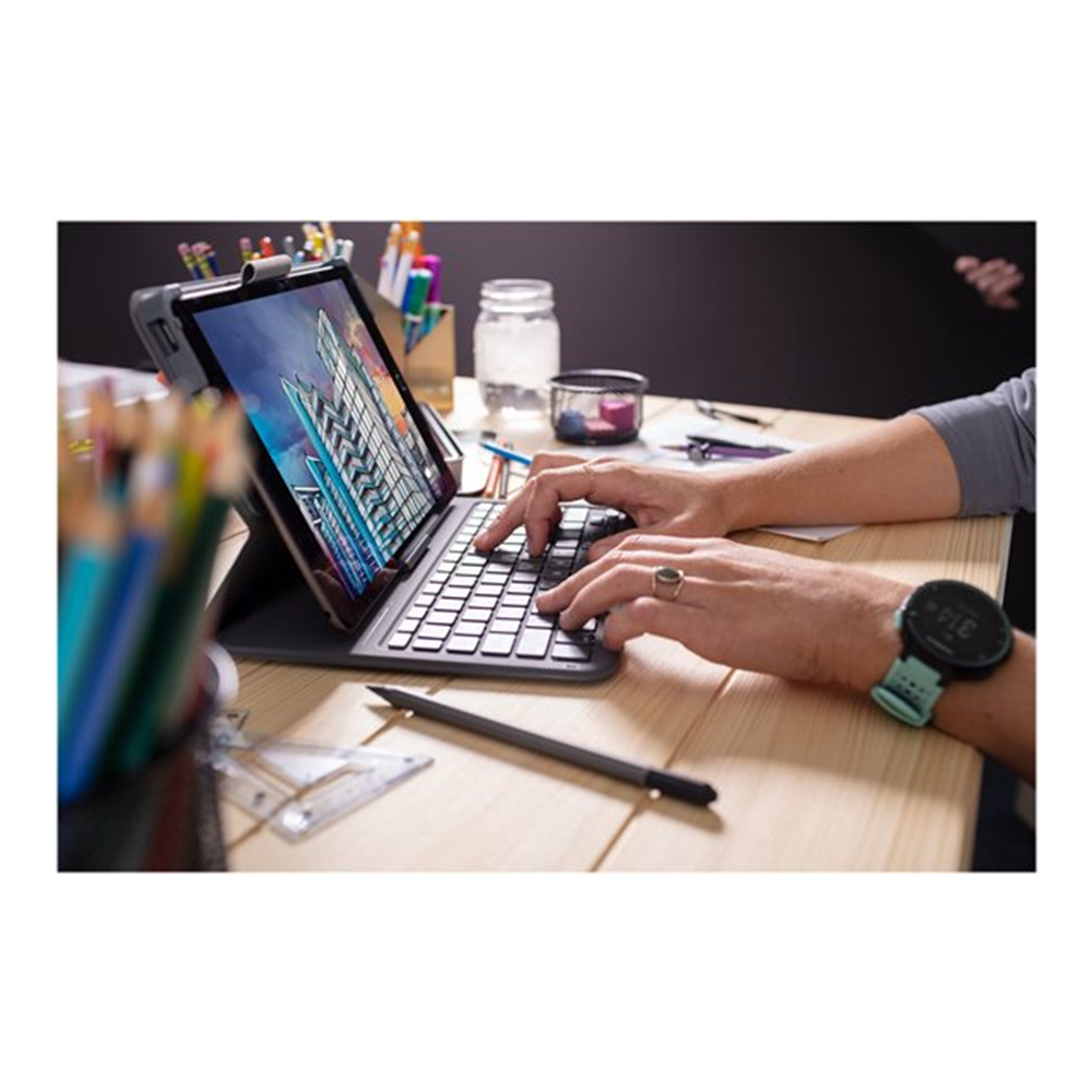 ZAGG KeybMes Fol2 iPad 10.2/10.5Charc UK