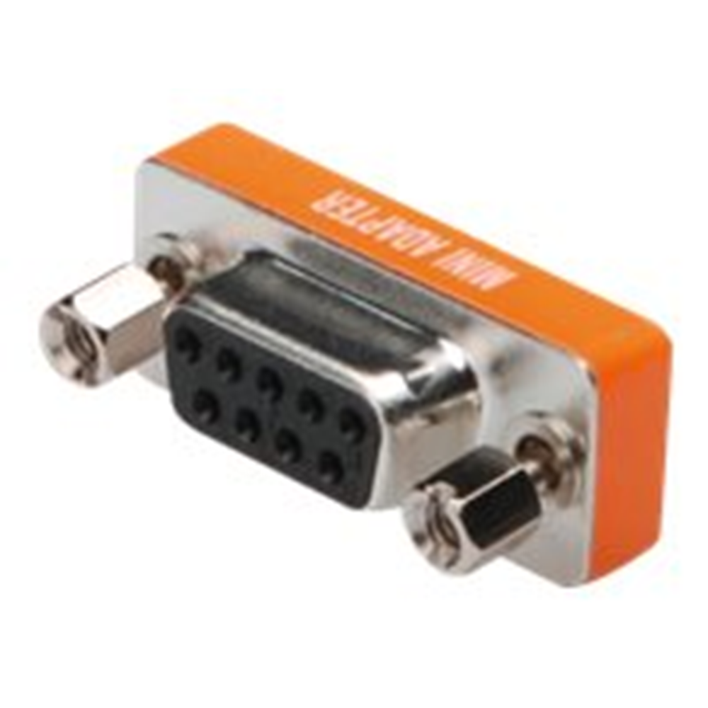 Zero Modem adapter, D-Sub9 metal housing