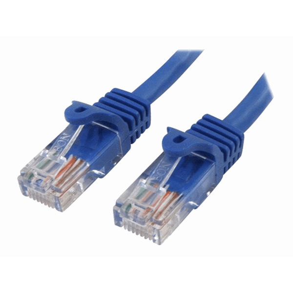 0.5m Blue Snagless Cat5e Patch Cable