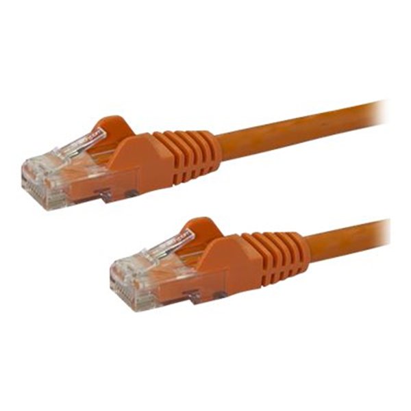 0.5m Orange Snagless Cat6 Patch Cable