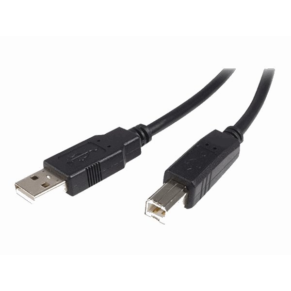 0.5m USB 2.0 A to B Cable - M/M