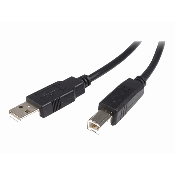 0.5m USB 2.0 A to B Cable - M/M