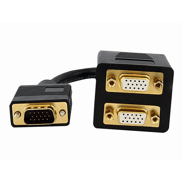 1 ft VGA to 2x VGA Video Splitter Cable