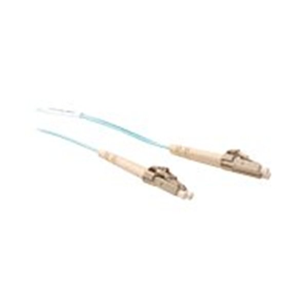 1 meter LSZH Multimode 50/125 OM3 glasvezel patchkabel duplex met LC connectoren - PolyBag
