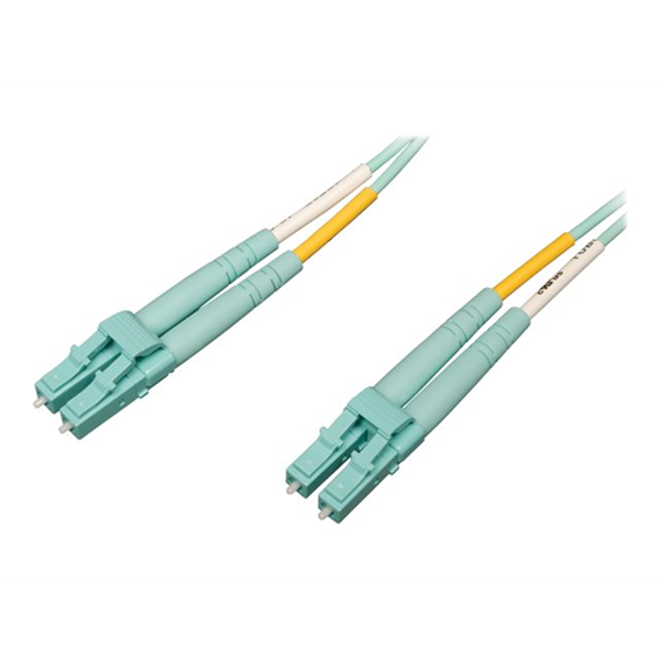 100G Duplex Multimode 50 125 OM4 LSZH Fiber Optic Cable LC LC Aqua 20 m