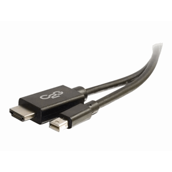 10ft MiniDP M to HDMI M Cable Black 10ft MiniDP M to HDMI M Cable Black