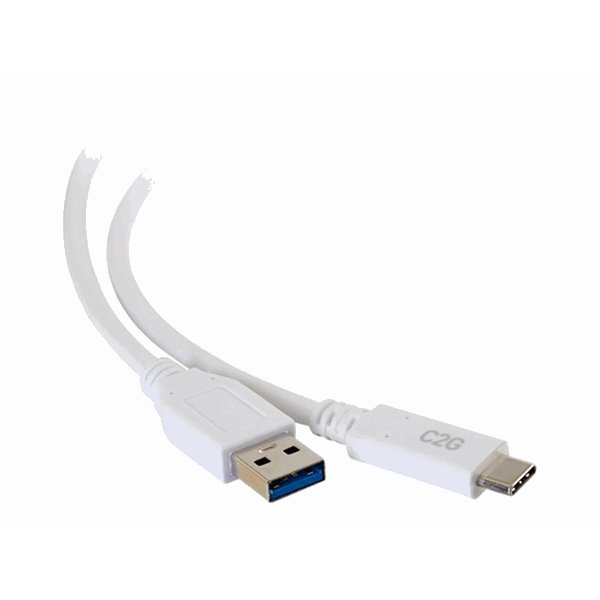10ft USB M C TO A M 3.2 GEN1 3A WH 3M