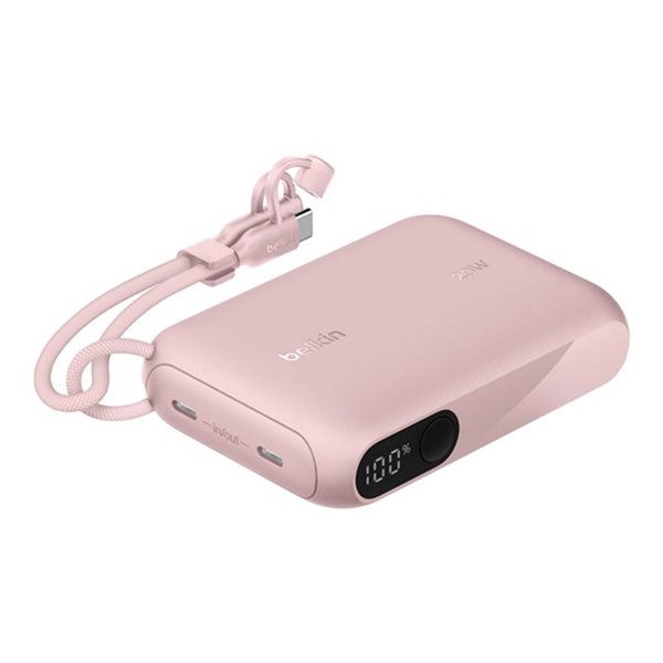 10k PD20W Pwr Bank w Display Pink