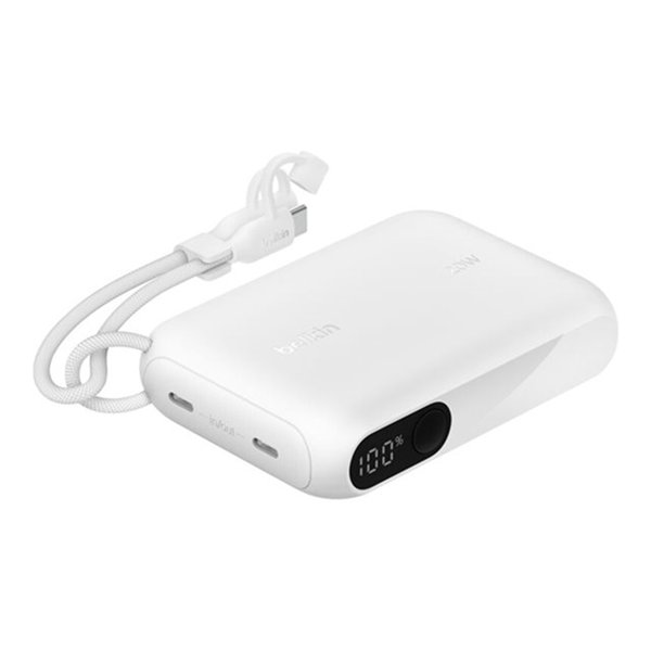 10k PD20W Pwr Bank w Display White