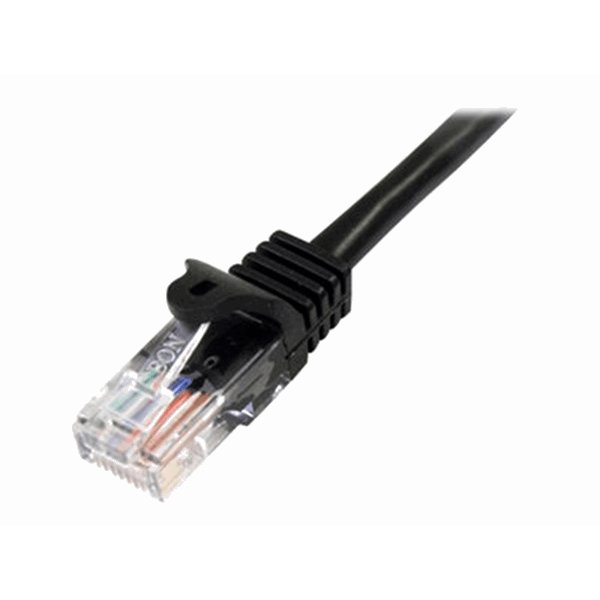 10m Black Snagless Cat5e Patch Cable