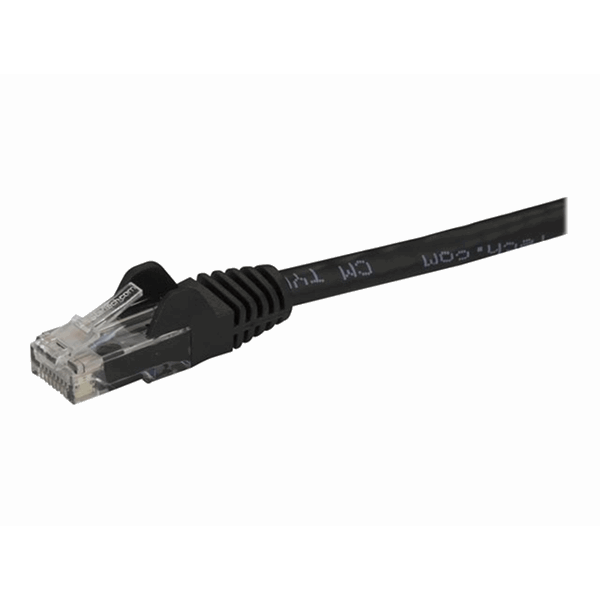10m Black Snagless Cat6 UTP Patch Cable