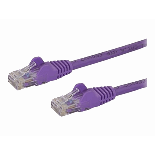 10m Purple Snagless Cat6 Patch Cable