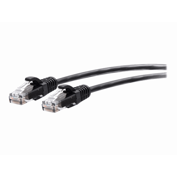 12FT/3.6M CAT6A SLIM PATCH 28AWG BLACK 12FT/3.6M CAT6A SLIM PATCH 28AWG BLACK