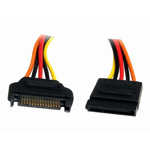 12in 15 pin SATA Power Extension Cable