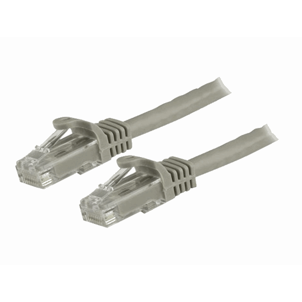 15 m Gray Snagless Cat6 UTP Patch Cable