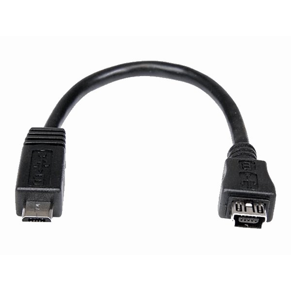 15cm Micro USB to Mini USB Adapter M/F