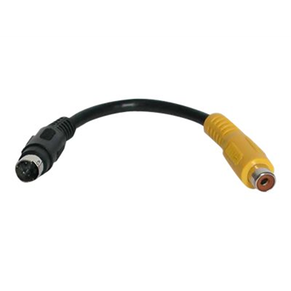 15cm S-Video to Composite Video Cable