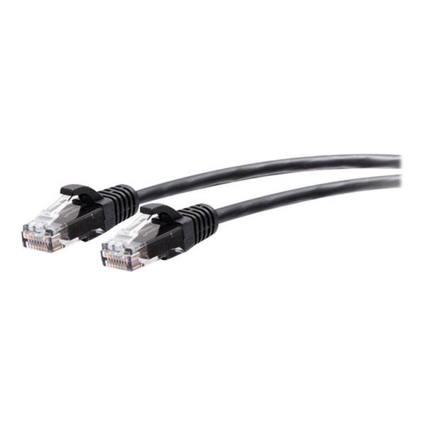 15FT/4.5M CAT6A SLIM PATCH 28AWG BLACK