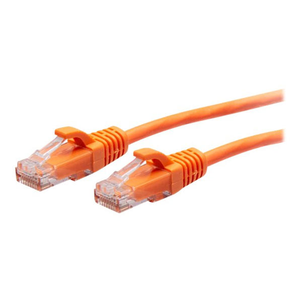 15FT/4.5M CAT6A SLIM PATCH 28AWG ORANGE