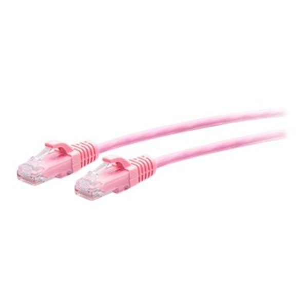 15FT/4.5M CAT6A SLIM PATCH 28AWG PINK