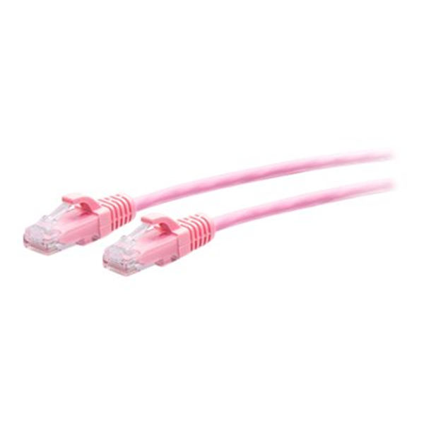 15FT/4.5M CAT6A SLIM PATCH 28AWG PINK