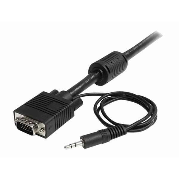 15m High Res Monitor VGA Cable w/Audio