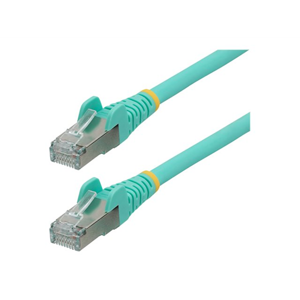 1.5m LSZH CAT6a Ethernet Cable - Aqua