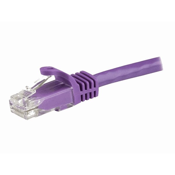 15m Purple Snagless Cat6 UTP Patch Cable