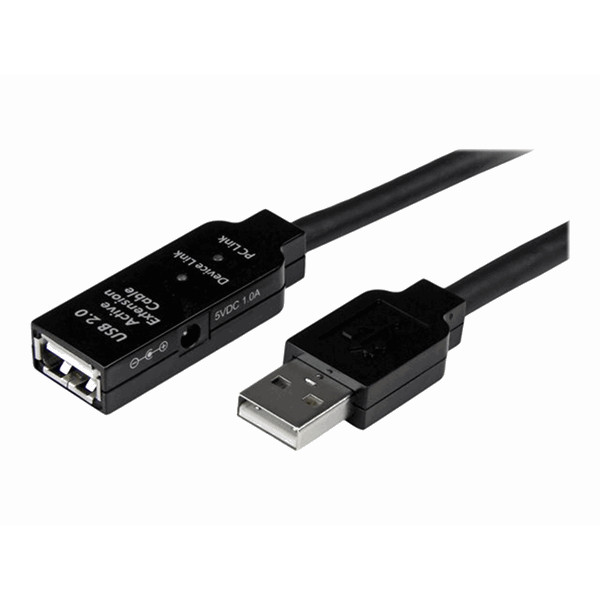 15m USB 2.0 Active Extension Cable - M/F