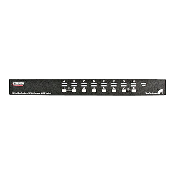 16 Port 1U Rackmount USB PS/2 KVM Switch