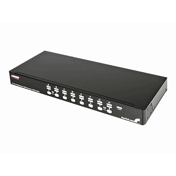 16 Port 1U Rackmount USB PS/2 KVM Switch